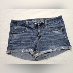 American Eagle Outfitters Women's Blue Denim Shorts